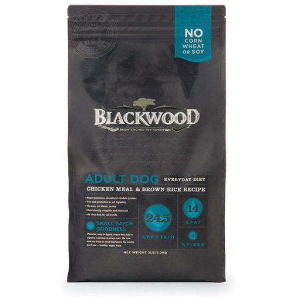 Blackwood_Black_AdultDog_grande.jpg Chicken Meal & Brown Rice with Ancient Grain