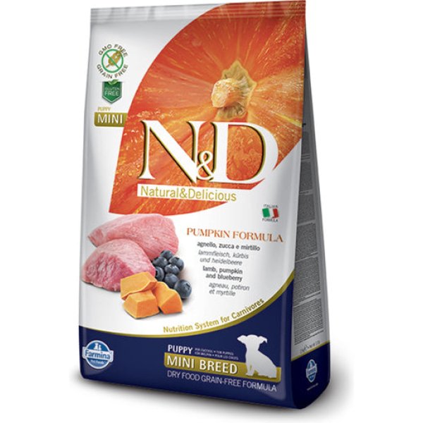 Farmina_ND_Pumpkin_Lamb_PuppyMini_grande.jpg Lamb & Blueberry Puppy - Pumpkin Formula